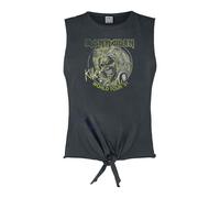 Amplified Top Crop Killer World Tour '81 Iron Maiden para Mujer (GD2943)