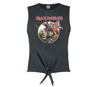 Amplified - Top Crop Killers Iron Maiden de Vintage para Mujer