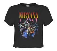 Amplified Top Crop Live In Ny Nirvana para Mujer (GD2718)
