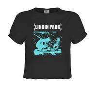 Amplified - Top Crop Meteora Xray Linkin Park para Mujer