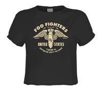 Amplified Top Crop One By One Foo Fighters para Mujer (GD2731)