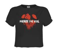 Amplified Top Crop Red In The Face Diseño Pierce The Veil para Mujer (GD4083)