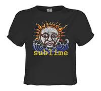 Amplified Top Crop Ska Sun Logo Sublime para Mujer (GD2698)