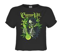 Amplified Top Crop Skeleton Bong Cypress Hill para Mujer (GD2920)
