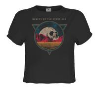 Amplified Top Crop Skull Planet Queens Of The Stone Age para Mujer (GD2749)