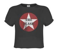 Amplified Top Crop Star Logo The Clash para Mujer (GD2770)