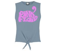 Amplified Top Crop Swirl Pink Floyd Sin Mangas para Mujer (GD1758)