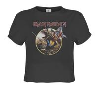 Amplified Top Crop Trooper Iron Maiden para Mujer (GD2773)