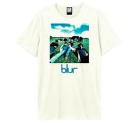 Amplified Unisex Adult Blur Leisure T-Shirt (XL) (Vintage White)