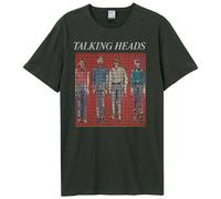 Amplified Unisex Adult Buildings and Food Talking Heads T-Shirt Small Charcoal