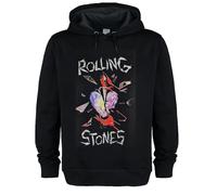Amplified Unisex Adult Hackney Diamonds The Rolling Stones Hoodie XL Black