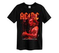 Amplified Unisex Adult Live At Donington AC/DC T-Shirt XL Black