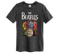 Amplified Unisex Adult Lonely Hearts The Beatles T-Shirt XL Charcoal