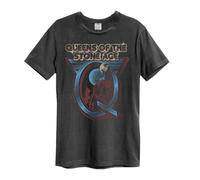 Amplified Unisex Adult Outer Space Queens Of The Stone Age T-Shirt L Charcoal