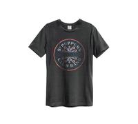 Amplified Unisex Adult Revolver The Beatles T-Shirt (S) (Charcoal)
