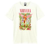 Amplified Unisex Band T-Shirt - Nirvana - In Utero Wilderness, Vintage-White, XL