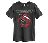 Amplified Unisex Band T-Shirt - Scorpions - Scorpions Tail, Gris Escuro, XL