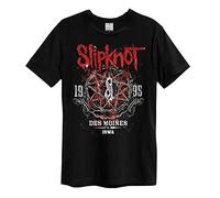 Amplified Unisex Band T-Shirt - Slipknot - Des Moines, Negro, M