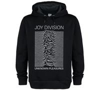 Amplified Unknown Pleasures Joy Division Adult Unisex Hoodie XXL Black