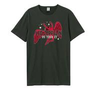 Amplified US Tour 77 Icarus Maglietta LED Zeppelin Adulto Unisex L Carbone