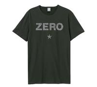 Amplified Zero The Smashing Pumpkins - Camiseta vintage unisex para adulto, Carbón, Medium