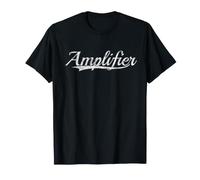 Amplifier Vintage Inspired Throwback Varsity Classic Design Camiseta