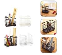 Amplio soporte para utensilios para encimera que mantiene tu cocina organizada y accesible (blanco, grande)