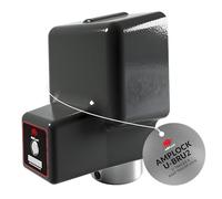 AMPLock - U-BRU2 2" Heavy Duty Ball Coupler Lock - Square Edge Design - Patented Boat Travel Trailer Hitch Locks, 2-Parts Anti Theft Trailer Hitch Lock - RV Accessories, Push & Locking System