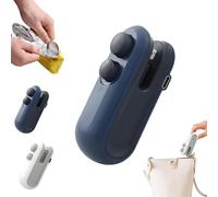Ampltulastd Bag Sealer, Home Sealing Machine, Mini Bag Sealer Rechargeable, Mini Chip Bag Sealer, 2 in 1 USB-C Rechargeable, for Food Storage Snacks Freshnes (Blue)