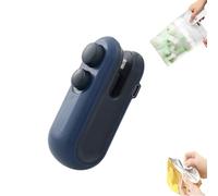Ampltulastd Bag Sealer, Ultimate Home Sealing Machine, 2 In 1 USB Rechargeable Small Hand Pressure Sealer, Portable Snack Plastic Bag Heat Sealing Machine for Snack Bags (Blue)