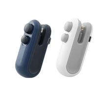 Ampltulastd - Sellador de bolsas, mini sellador recargable USB-C 2 en 1, pequeño, portátil, bolsa de plástico, máquina de sellado térmico para una frescura y sabor duraderos (2 unidades)