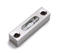 Ampolla de vidrio de precisión con cuerpo metálico, 58 mm, MGV-581514-CS | 58 mm, líquido transparente, MGV-581514-CS: ampolla de recambio para niveles y máquinas