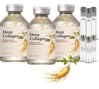 Ampolla Intensiva de Colágeno y Ginseng, Ampolla Lifting Antiedad con Péptidos de Colágeno, Sérum Antiedad Coreano, Reduce Líneas de Expresión y Arrugas