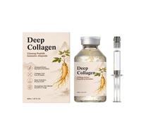 Ampolla Intensiva de Colágeno y Péptidos de Ginseng, Sérum Facial Reafirmante e Hidratante con Ginseng, Esencia Facial Antiedad, Reduce Líneas de Expresión y Arrugas