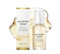 Ampolla intensiva de péptido de seda, 30 ml, suero antienvejecimiento, suero revitalizante de colágeno, ampolla cosmética coreana, levante de péptidos de seda dorada, calma y mejora la estructura de