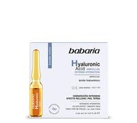 Babaria - Acido Hialuronico en Ampollas Flash Efecto Lifting Inmediato | Hidratante Facial | Ácido Hialurónico | Peeling Facial | Exfoliante Facial Antiedad | Skincare Hombre y Mujer