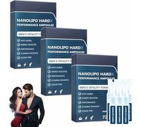 Ampollas NanoLipo HardX Performance, Gotas Avanzadas para Hombres, Muestran el Encanto Masculino,3pcs