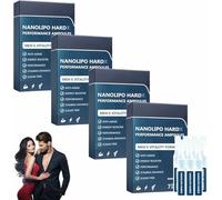 Ampollas NanoLipo HardX Performance, Gotas Avanzadas para Hombres, Muestran el Encanto Masculino,4pcs