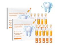 Ampollas reparadoras de encías,pasta dentífrica ampolla Essence, ampollas reparadoras de encías, gel reparador de dientes, gel dental regenerador de dientes para eliminar el sarro (2pcs)