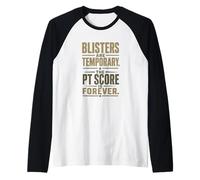 Ampollas Temporal PT Score Forever Declaración Militar Camiseta Manga Raglan