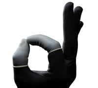 AMPRI 100 piezas de látex en bolsa, tamaño S, tamaño 2, Med-Comfort: protección de dedos enrollada de látex en las tallas S, M, L, XL