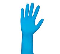 AMPRI Guante desechable HighRisk Pro talla XL azul nitrilo EN 374, EN 388 categoría EPI III 1 piezas