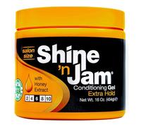 Shine N Jam Gel acondicionador extra Hold 473.6 g tarro (473 ml) (paquete de 2)