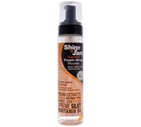 Ampro Shine-n-Jam Supreme Hold Espuma Wrap Mousse - Fortificada con proteínas de seda - Da definición a tu estilo - Fórmula sin alcohol que acondiciona el cabello con provitamina B y extractos