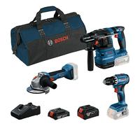 AMPShare 18V Juego de máquinas (18 V, 2 baterías, 2 Ah - 4 Ah, 7 pzs.)