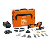 AMPShare 18V Multiherramienta de batería AMM 500 Plus (18 V, 2 baterías, 2 Ah, Número de oscilaciones marcha en vacío: 11.000 /min - 18.500 /min)