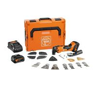 AMPShare 18V Multiherramienta de batería AMM 500 Plus (18 V, 2 baterías, 4 Ah, Número de oscilaciones marcha en vacío: 11.000 /min - 18.500 /min)
