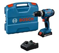 AMPShare 18V Taladro atornillador percutor de batería GSB 18V-45 (18 V, 1 batería, 2 Ah)