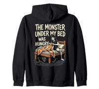 Amputación Monstruo Bajo Mi Cama Protésico Brazo Pierna Amputado Sudadera con Capucha