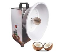 AMQYDT Rallador Vertical De Coco, Máquina Trituradora Y Raspadora De Coco, 3 Velocidades con Cubierta Antipolvo para Cuchillas, Asas para Extraer La Pulpa Y Rallar En Hojuelas